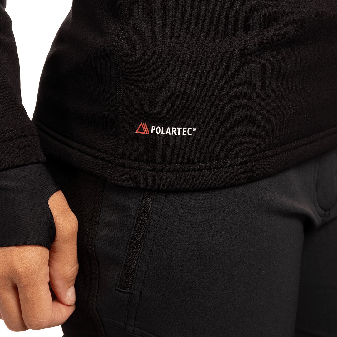 Forro polar de mujer Trx2 stretch wm pro Trangoworld - Negro mate Negro mate-7