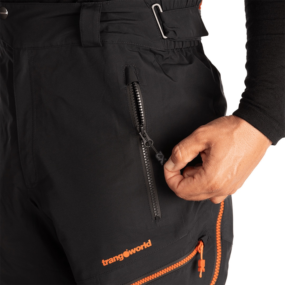Imagen 7 de Pantalón de hombre Trx2 shell pro Trangoworld - Negro anticuario Negro anticuario