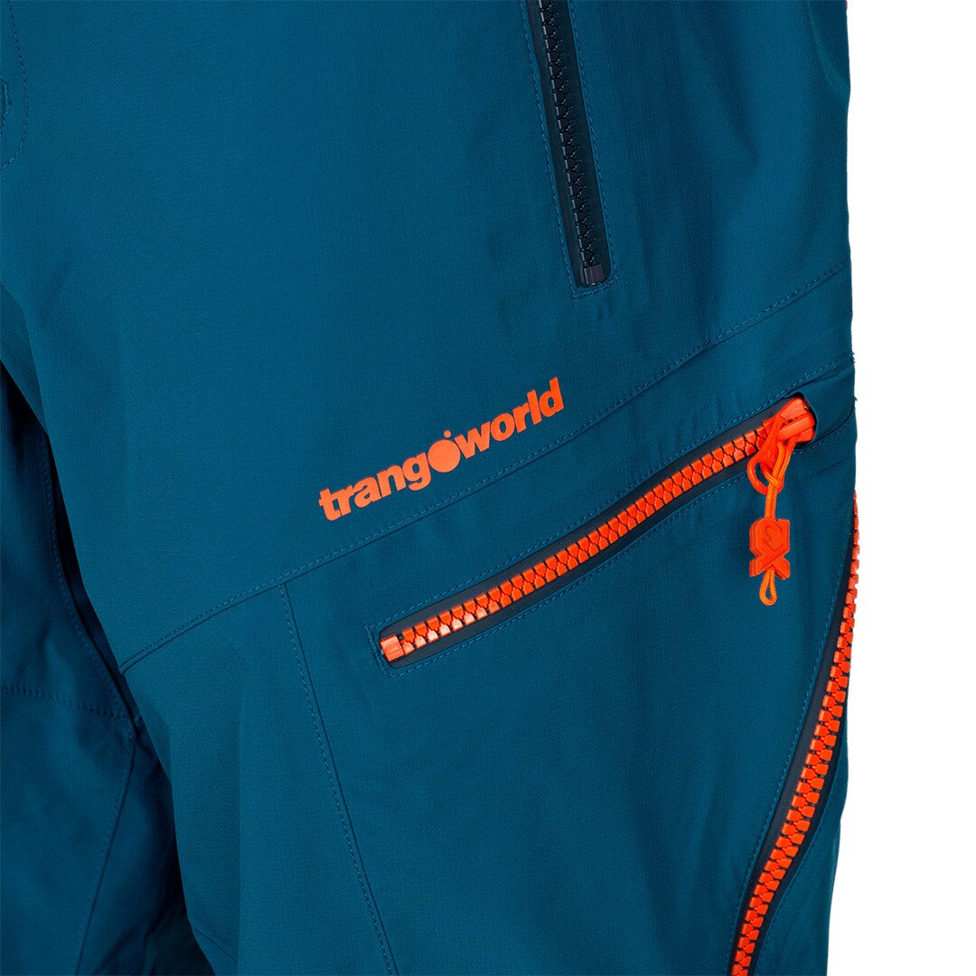 Imagen 2 de Pantalón largo de hombre Trx2 shell pro Trangoworld - Azul oscuro Azul oscuro