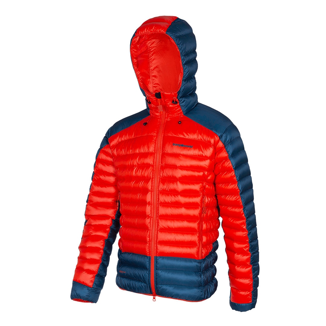 Chaqueta de hombre Trx2 800 pro Trangoworld - Naranja / Azul marino Naranja / Azul marino-1