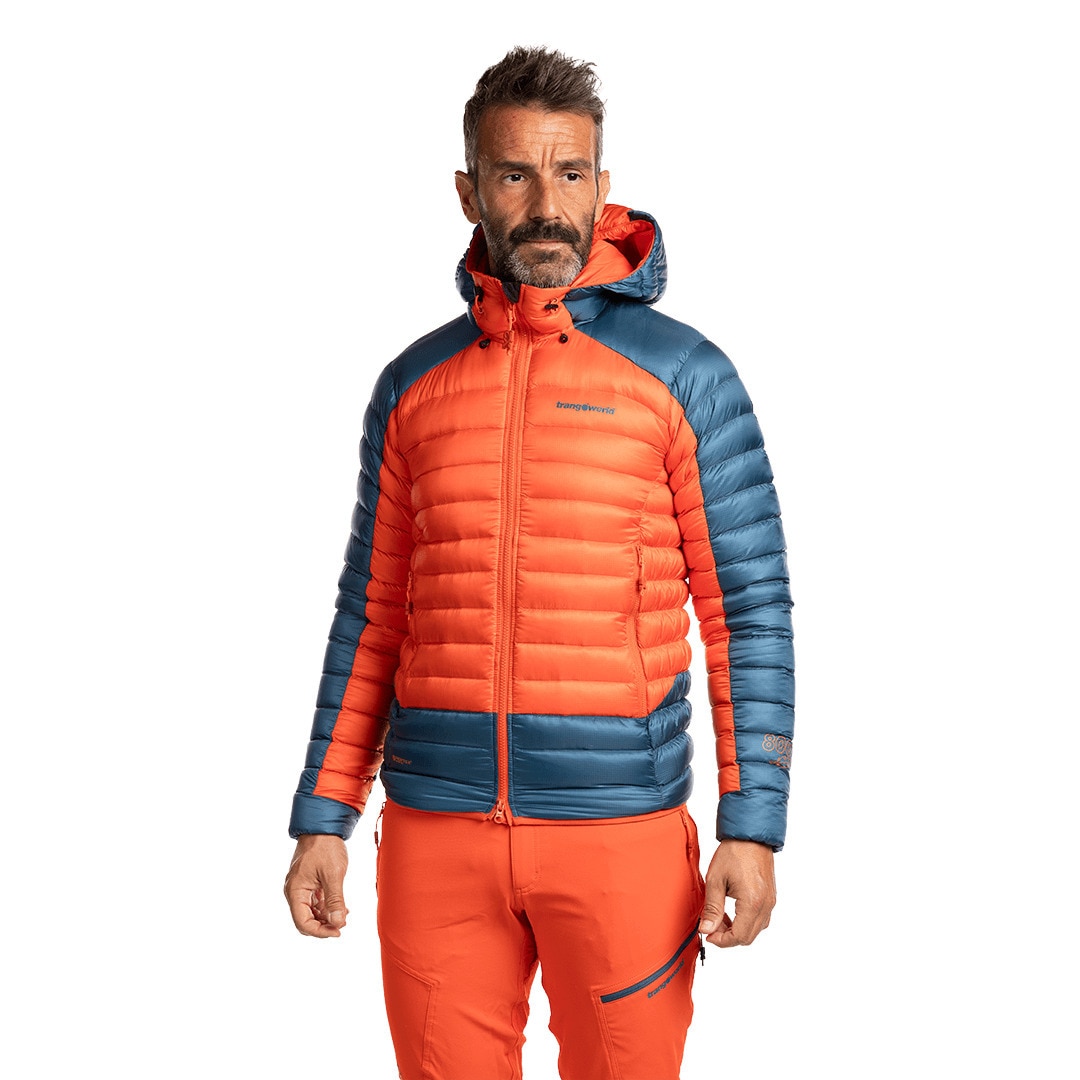 Chaqueta de hombre Trx2 800 pro Trangoworld - Naranja / Azul marino Naranja / Azul marino-3