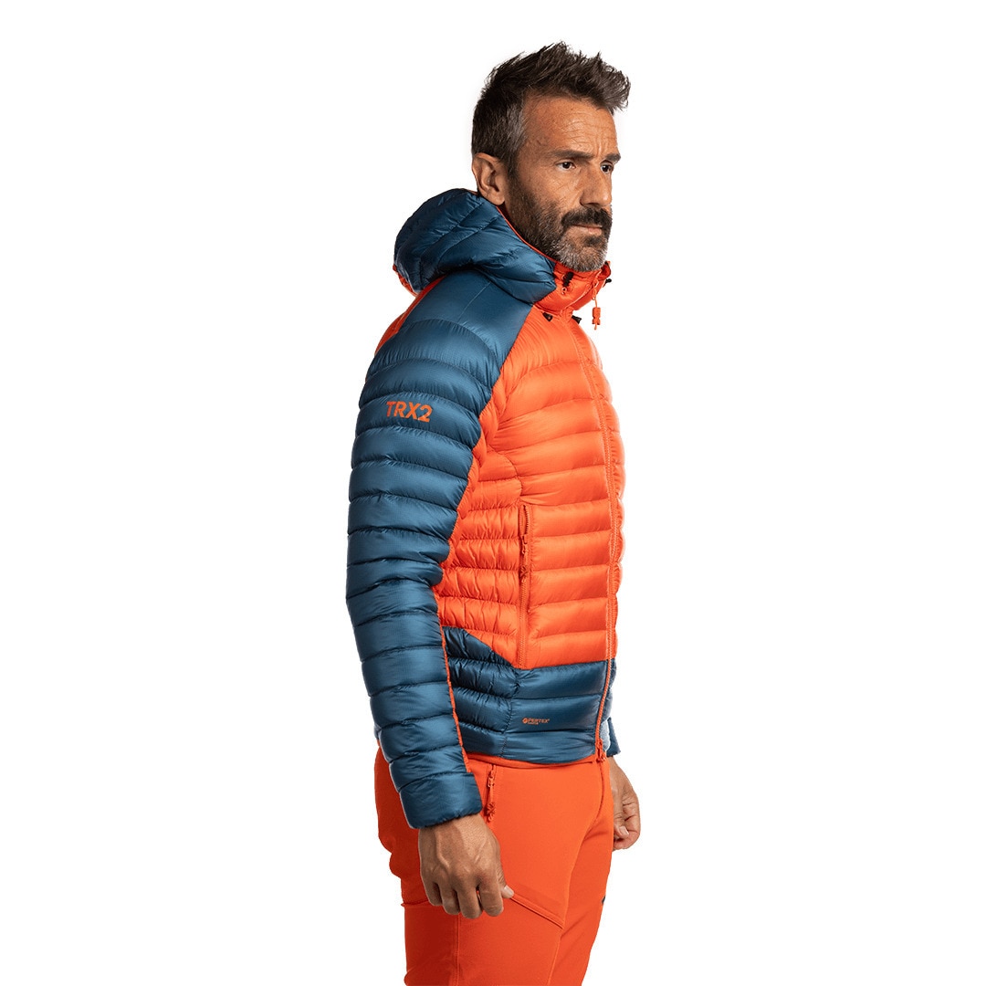 Chaqueta de hombre Trx2 800 pro Trangoworld - Naranja / Azul marino Naranja / Azul marino-5
