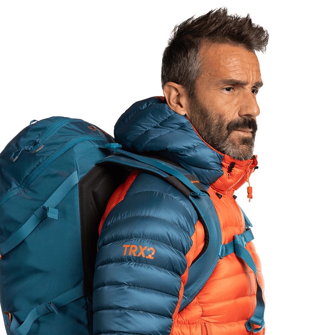 Chaqueta de hombre Trx2 800 pro Trangoworld - Naranja / Azul marino Naranja / Azul marino-7