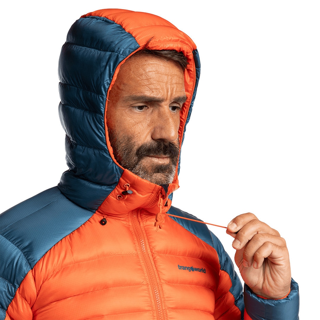 Chaqueta de hombre Trx2 800 pro Trangoworld - Naranja / Azul marino Naranja / Azul marino-8
