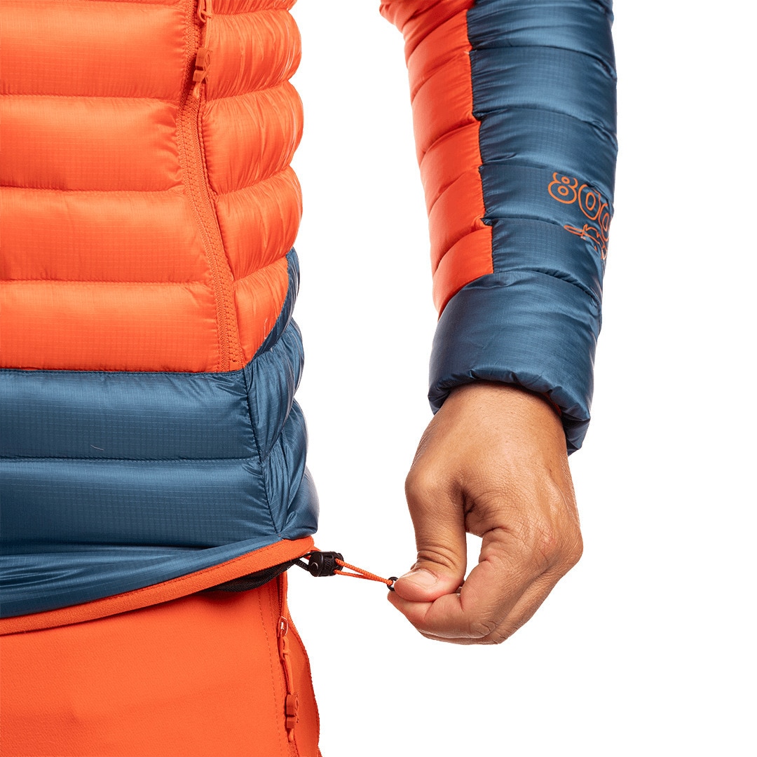 Chaqueta de hombre Trx2 800 pro Trangoworld - Naranja / Azul marino Naranja / Azul marino-9