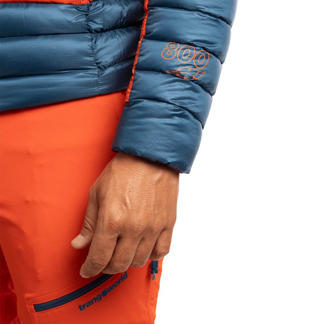 Chaqueta de hombre Trx2 800 pro Trangoworld - Naranja / Azul marino Naranja / Azul marino-11