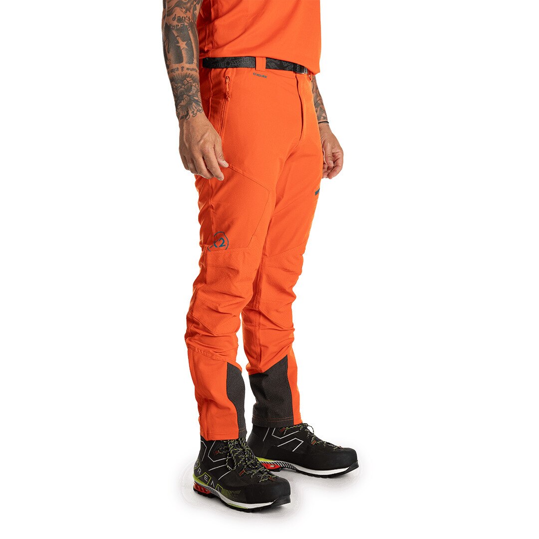 Pantalón largo de hombre Trx2 dura pro Trangoworld - Naranja fuerte Naranja fuerte-5