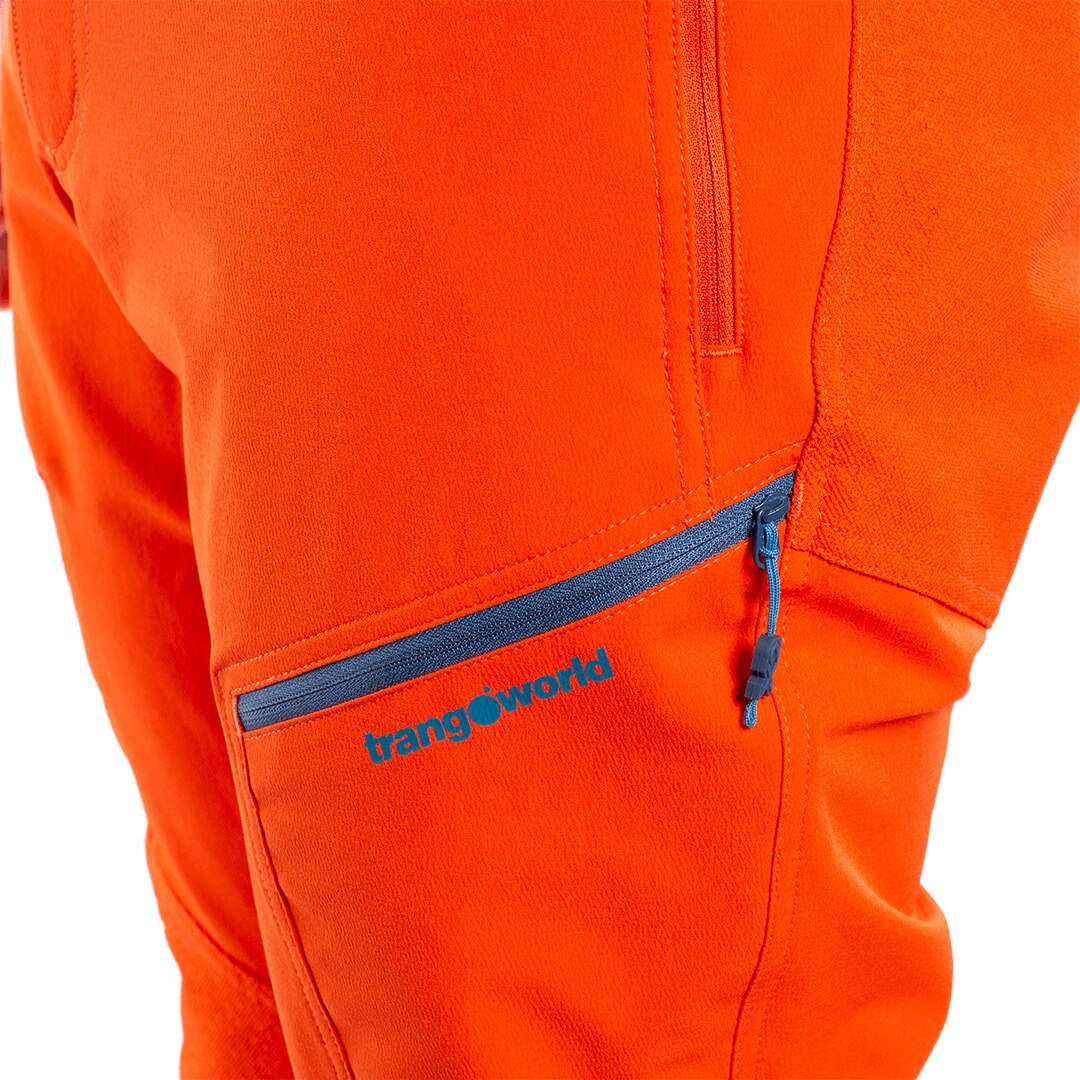 Pantalón largo de hombre Trx2 dura pro Trangoworld - Naranja fuerte Naranja fuerte-7