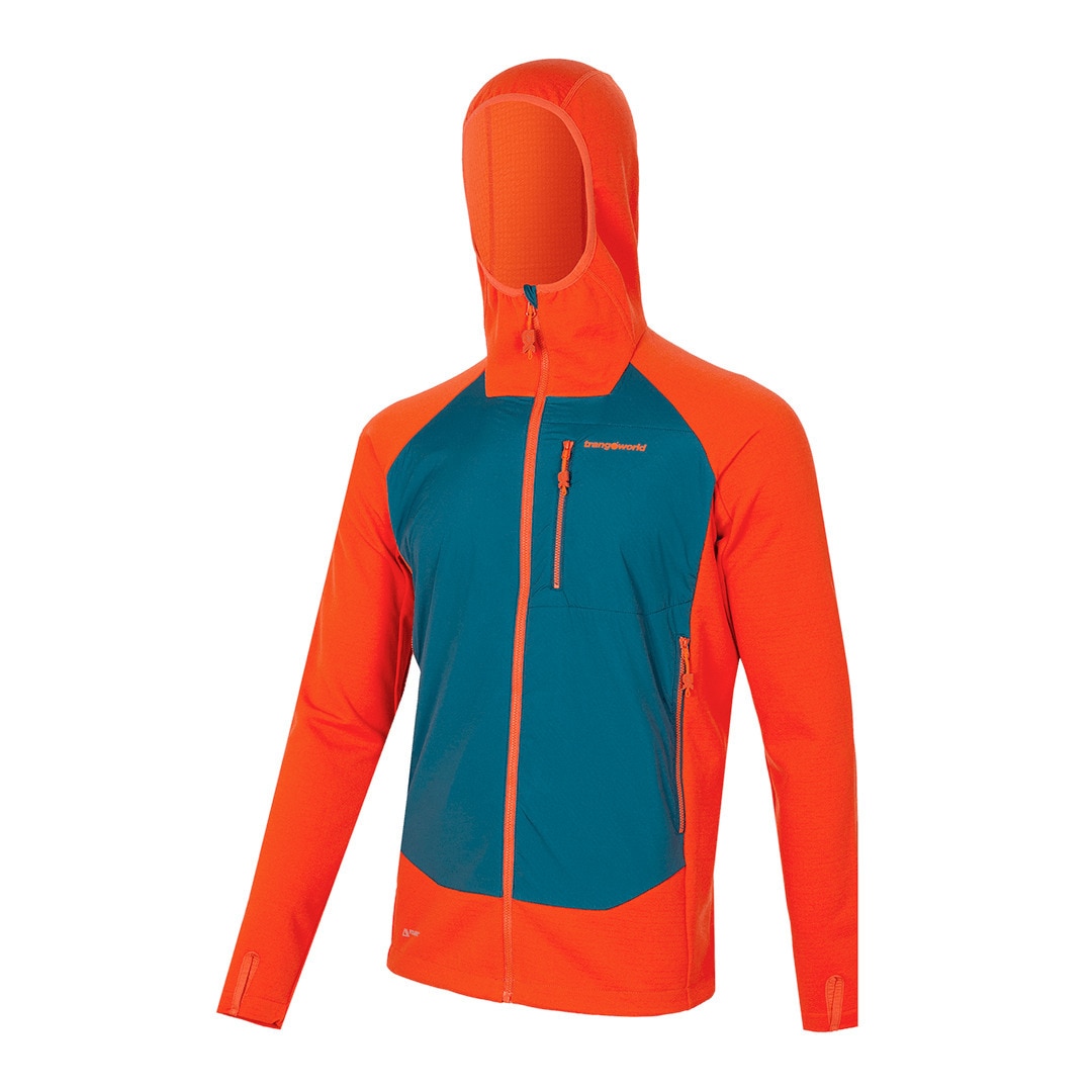 Imagen 1 de Chaqueta de hombre Trx2 hybrid lt pro Trangoworld - Naranja / Azul marino Naranja / Azul marino