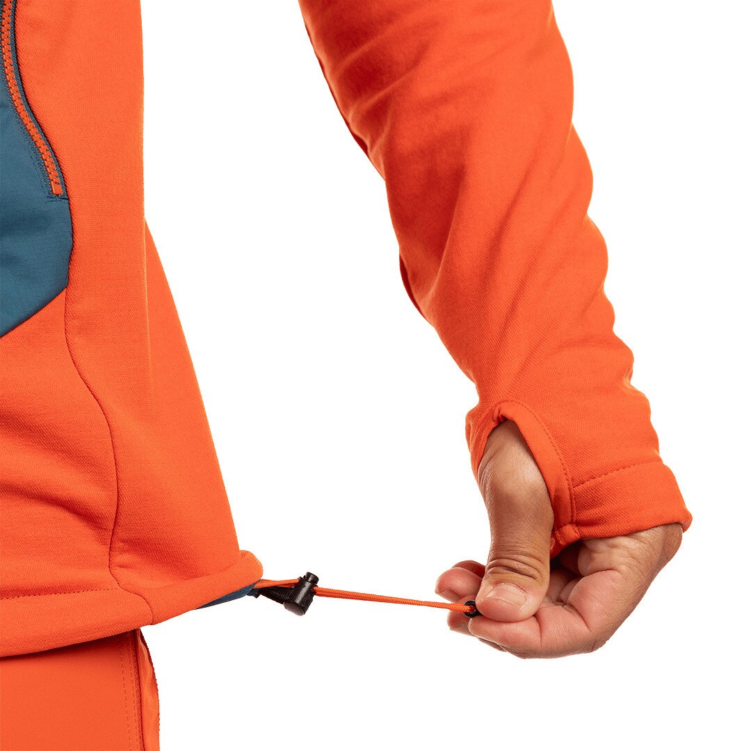 Imagen 7 de Chaqueta de hombre Trx2 hybrid lt pro Trangoworld - Naranja / Azul marino Naranja / Azul marino