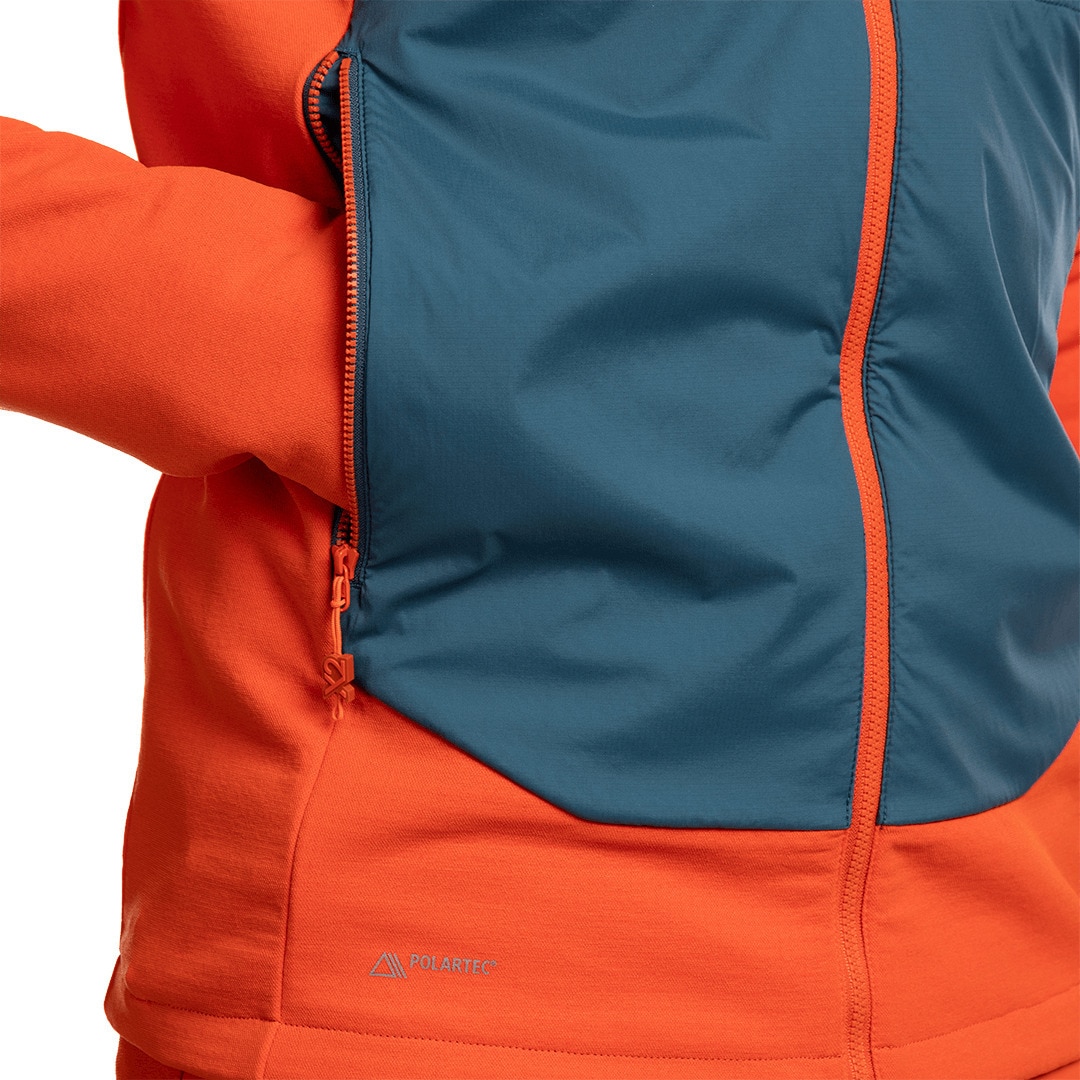 Imagen 8 de Chaqueta de hombre Trx2 hybrid lt pro Trangoworld - Naranja / Azul marino Naranja / Azul marino