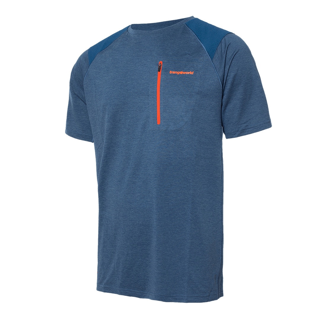 Camiseta de hombre Trx2 pro short Trangoworld - Azul Azul-1