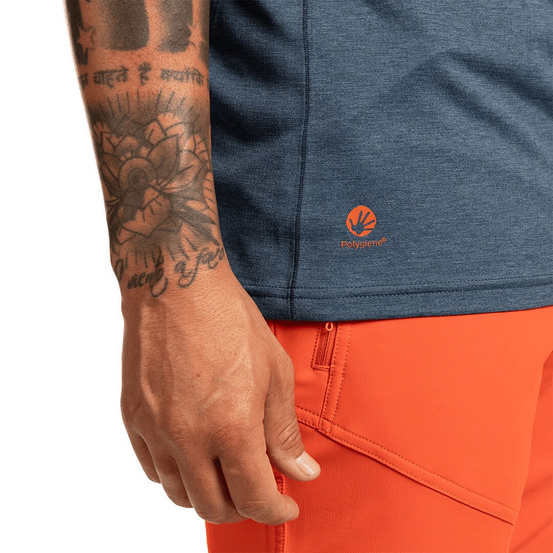 Camiseta de hombre Trx2 pro short Trangoworld - Azul Azul-7