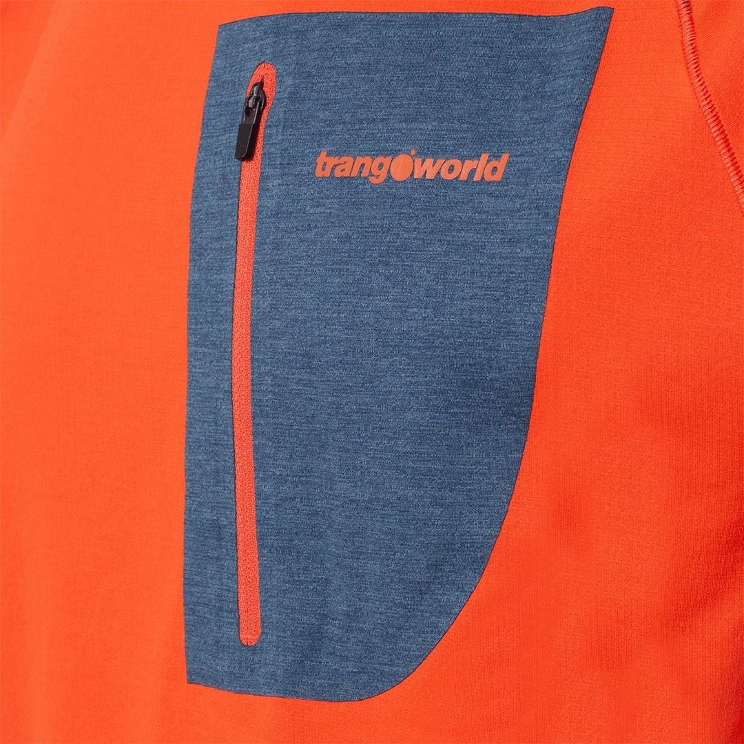 Camiseta de hombre Trx2 pro short Trangoworld - Naranja fuerte Naranja fuerte-2