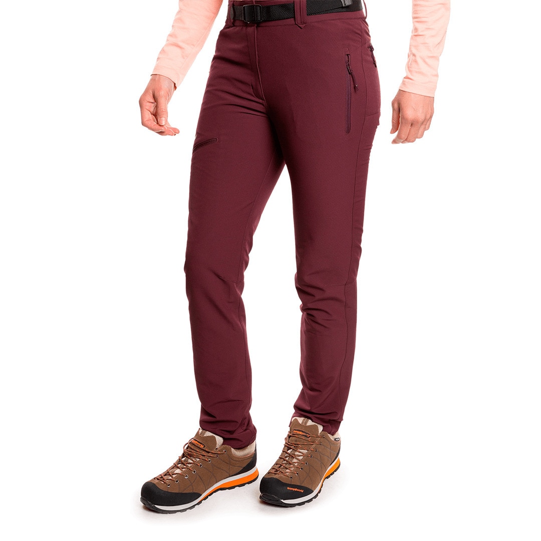 Pantalón de mujer Dorset Trangoworld - Granate Granate-3