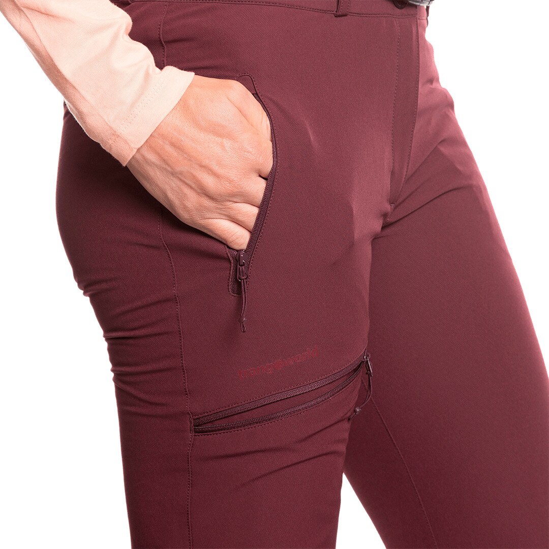 Pantalón de mujer Dorset Trangoworld - Granate Granate-5