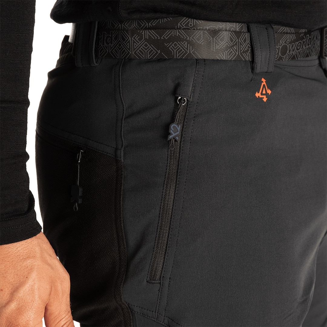 Pantalón largo de hombre Trx2 nyl pro Trangoworld - Negro anticuario Negro anticuario-10