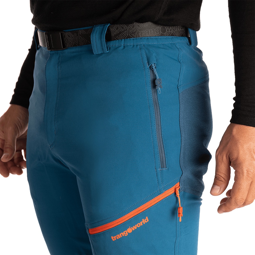 Pantalón largo de hombre Trx2 nyl pro Trangoworld - Azul Azul-7