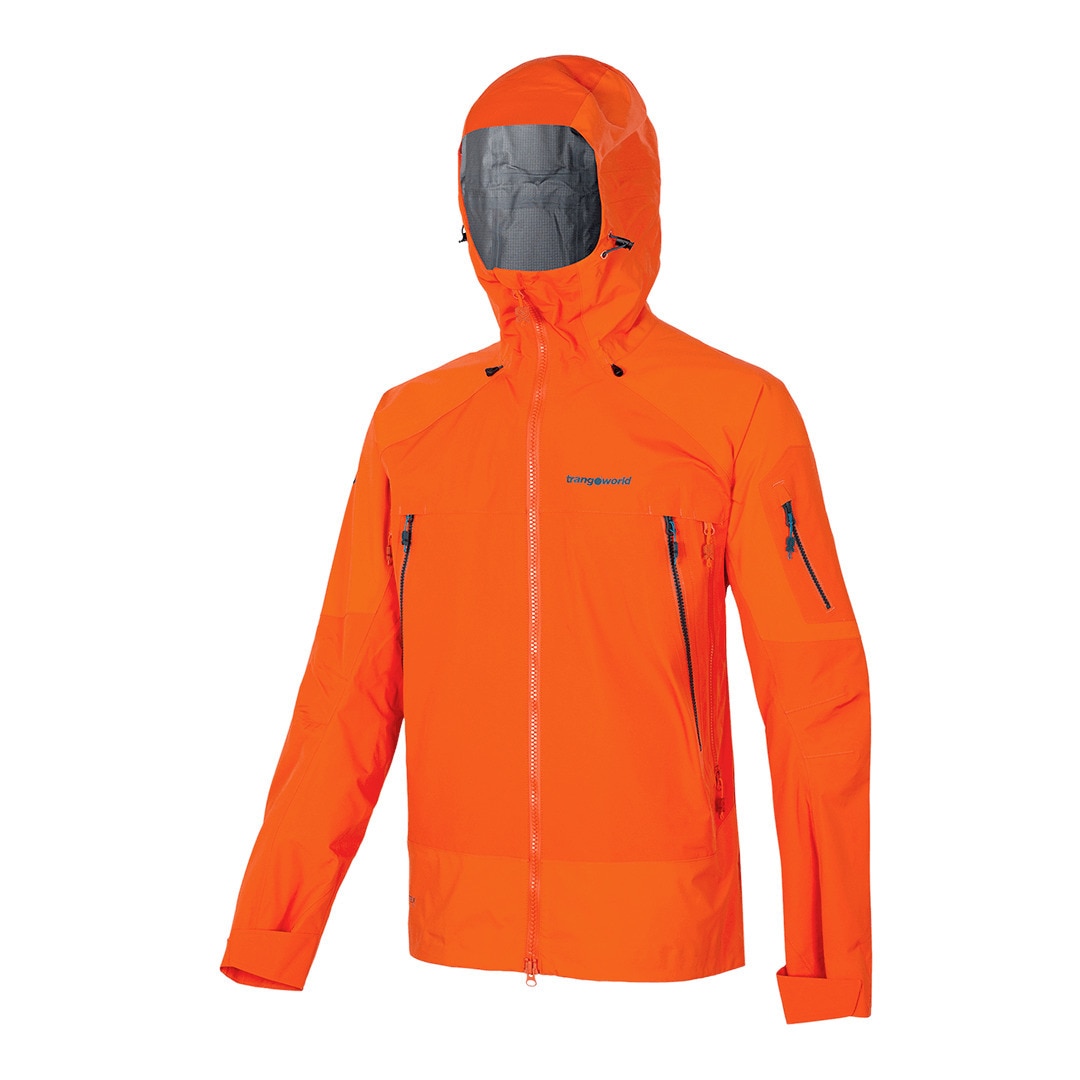 Chaqueta de hombre Trx2 shell pro Trangoworld - Naranja fuerte Naranja fuerte-1