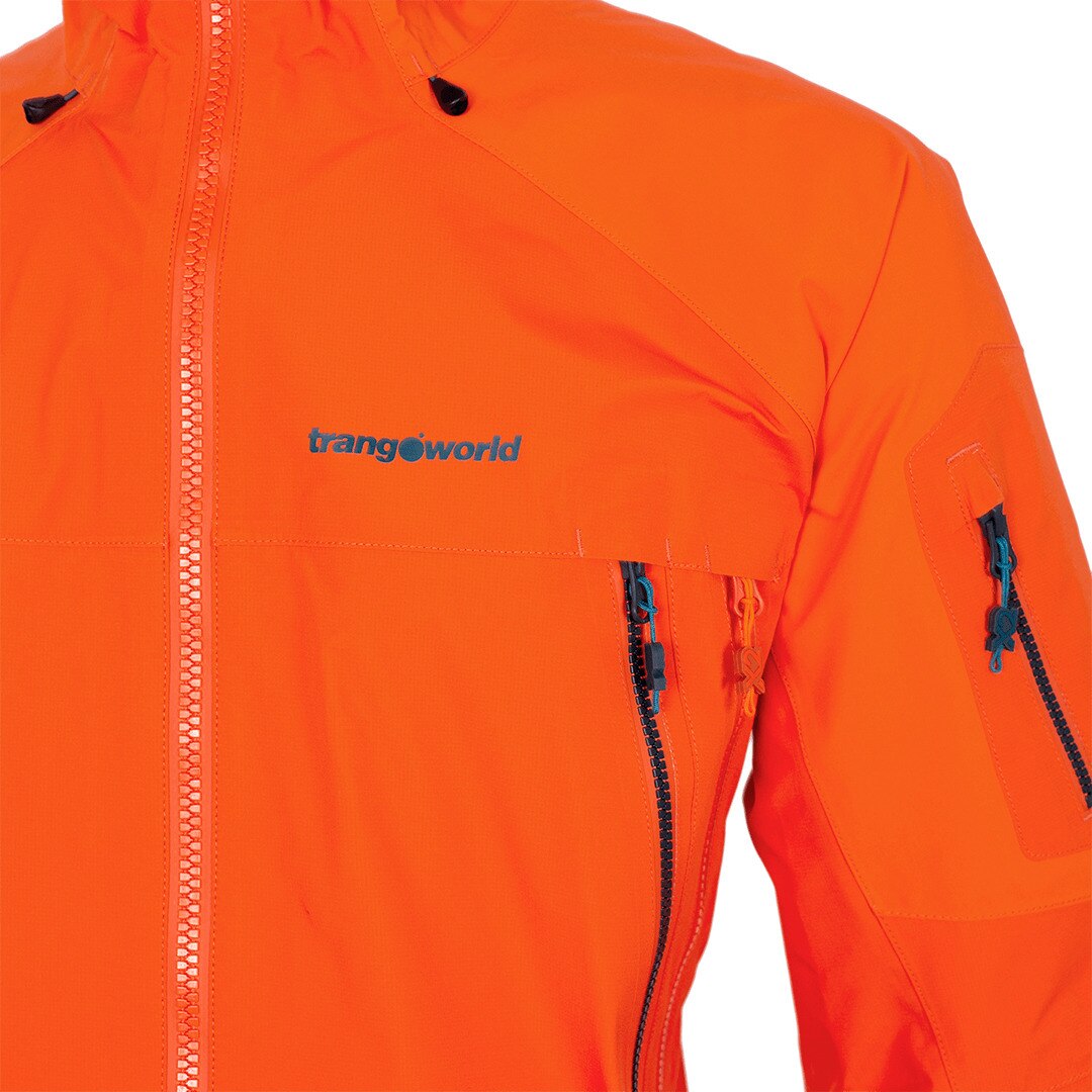 Chaqueta de hombre Trx2 shell pro Trangoworld - Naranja fuerte Naranja fuerte-2