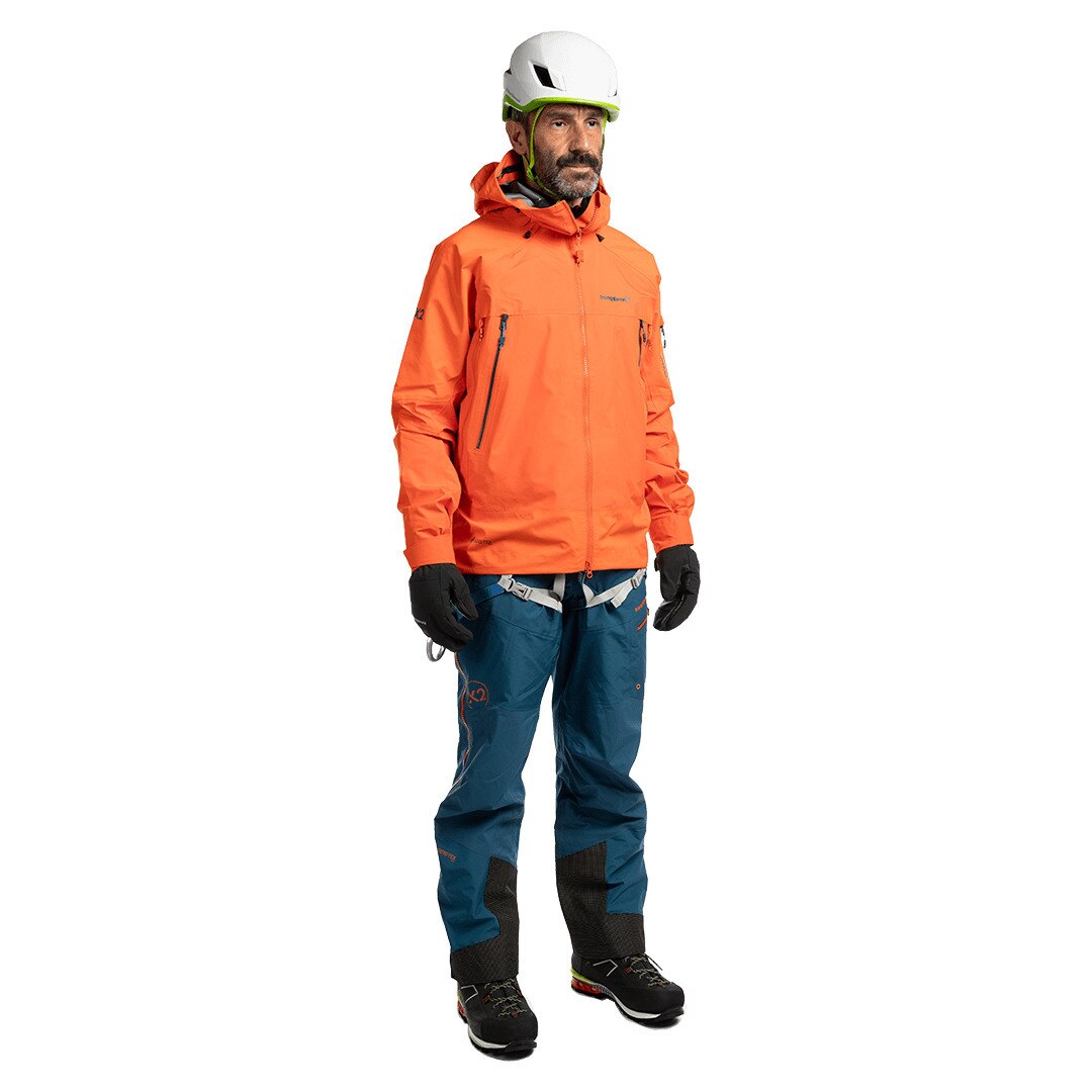 Chaqueta de hombre Trx2 shell pro Trangoworld - Naranja fuerte Naranja fuerte-4