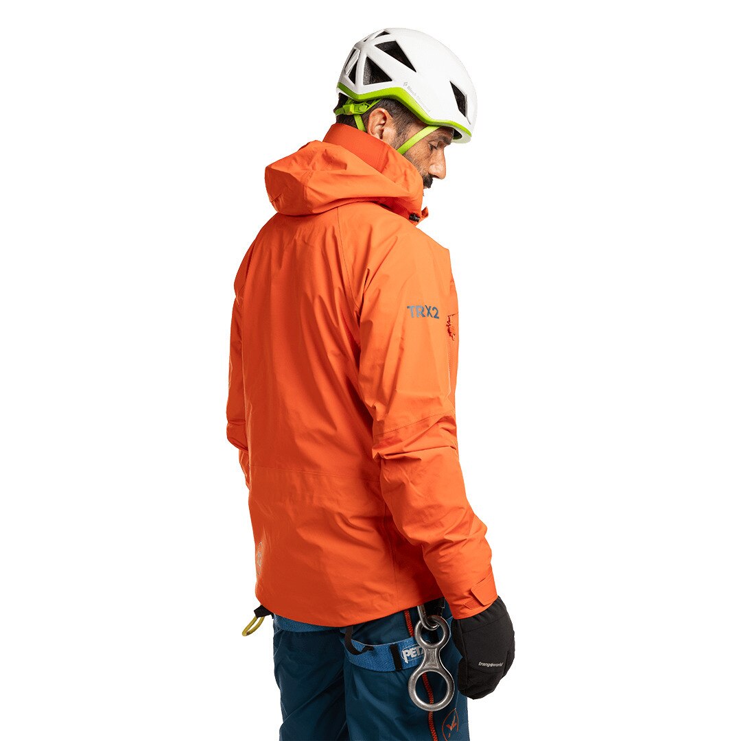 Chaqueta de hombre Trx2 shell pro Trangoworld - Naranja fuerte Naranja fuerte-6