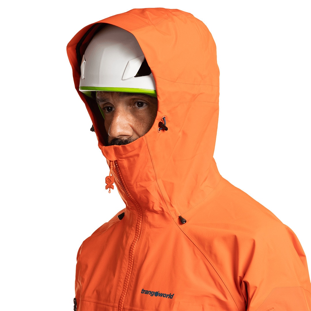 Chaqueta de hombre Trx2 shell pro Trangoworld - Naranja fuerte Naranja fuerte-11