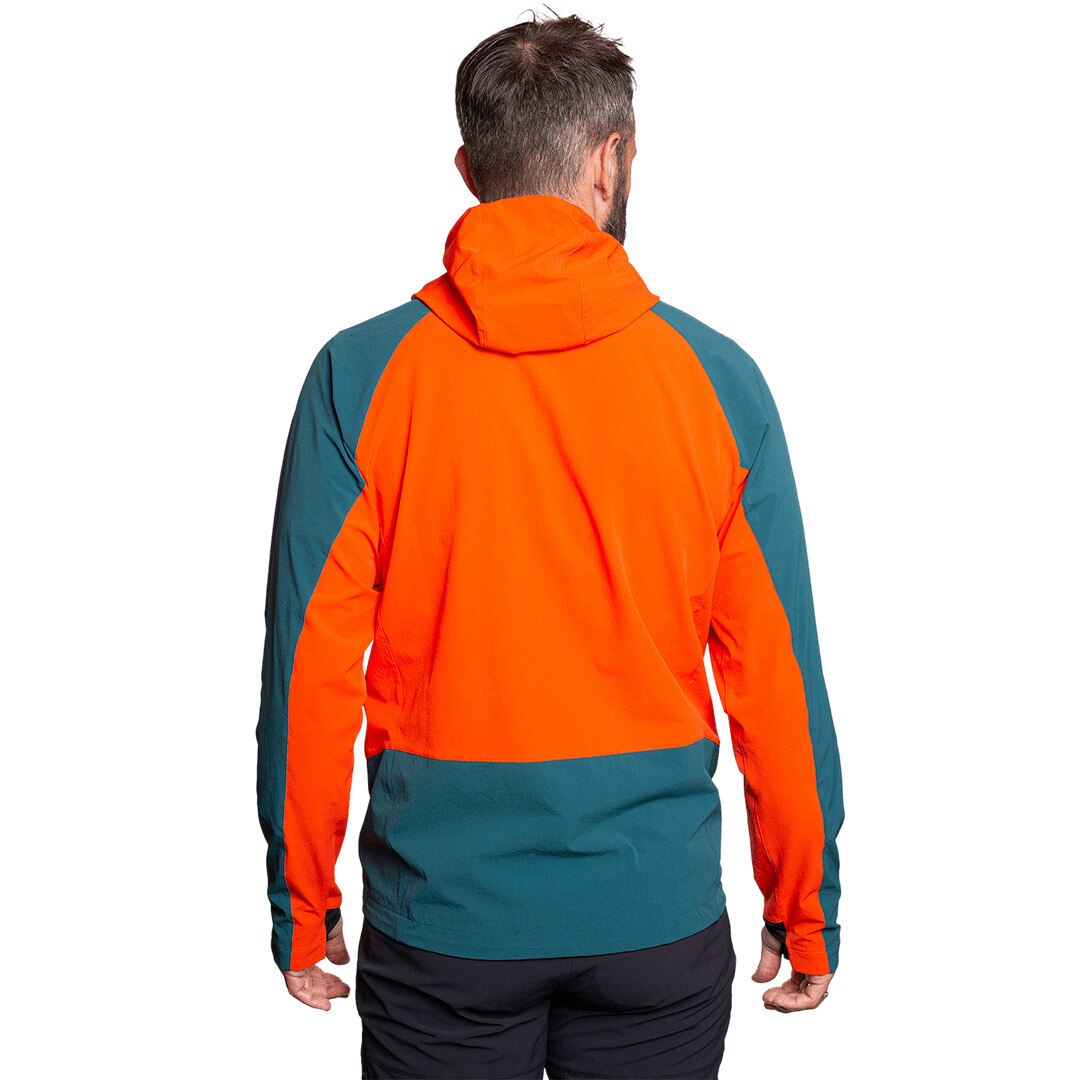 Imagen 4 de Chaqueta de hombre Eighe Trangoworld - Naranja / Azul marino Naranja / Azul marino