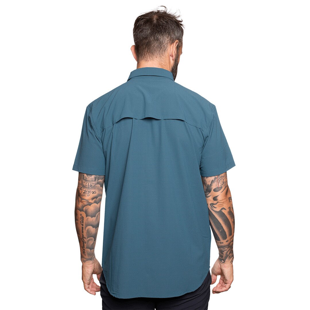 Camisa de hombre Esera vn Trangoworld - Aguamarina Aguamarina-4