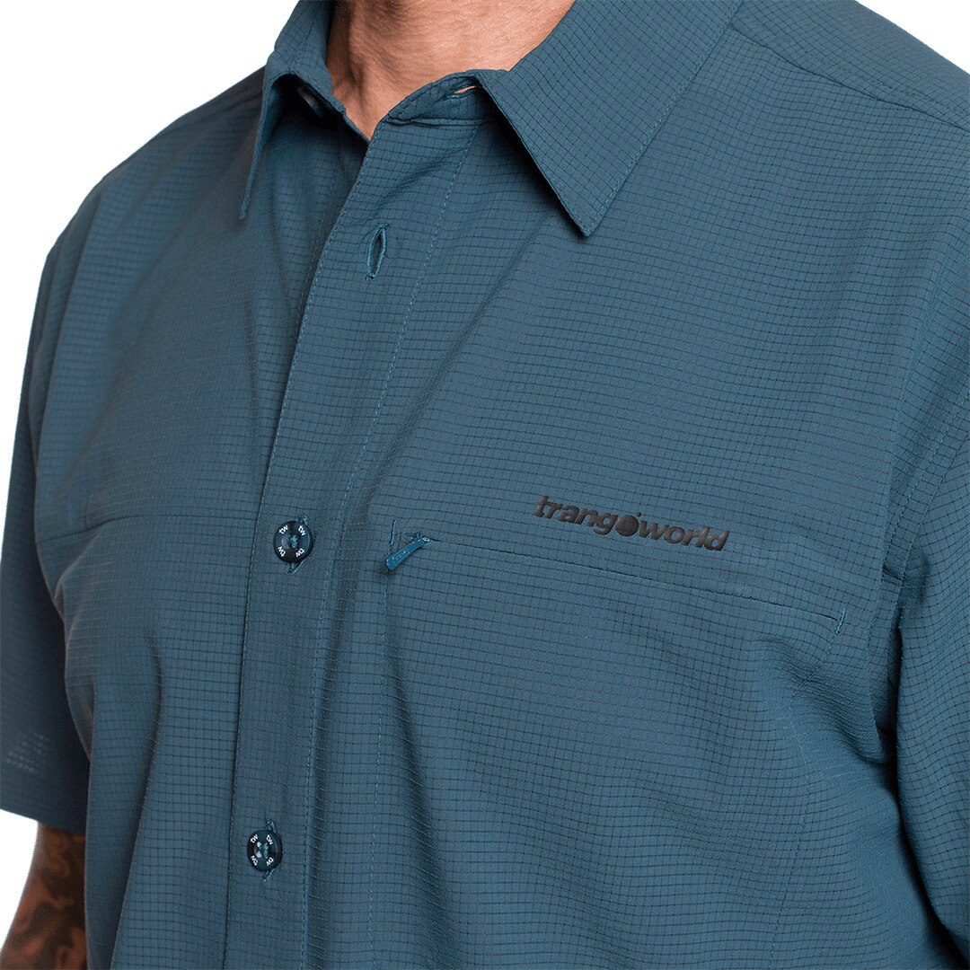 Camisa de hombre Esera vn Trangoworld - Aguamarina Aguamarina-5