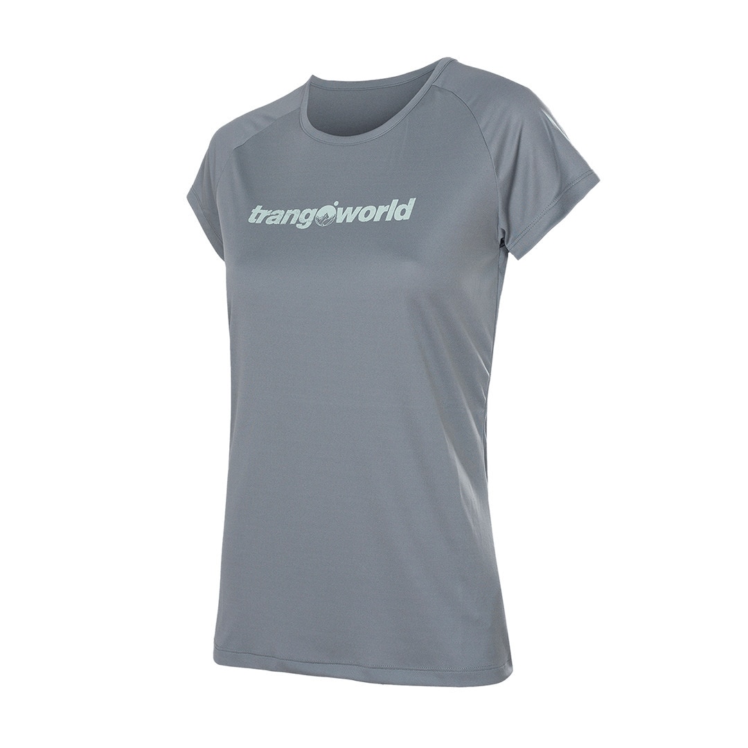 Camiseta de mujer Chovas th Trangoworld - Gris ceniza Gris ceniza-1
