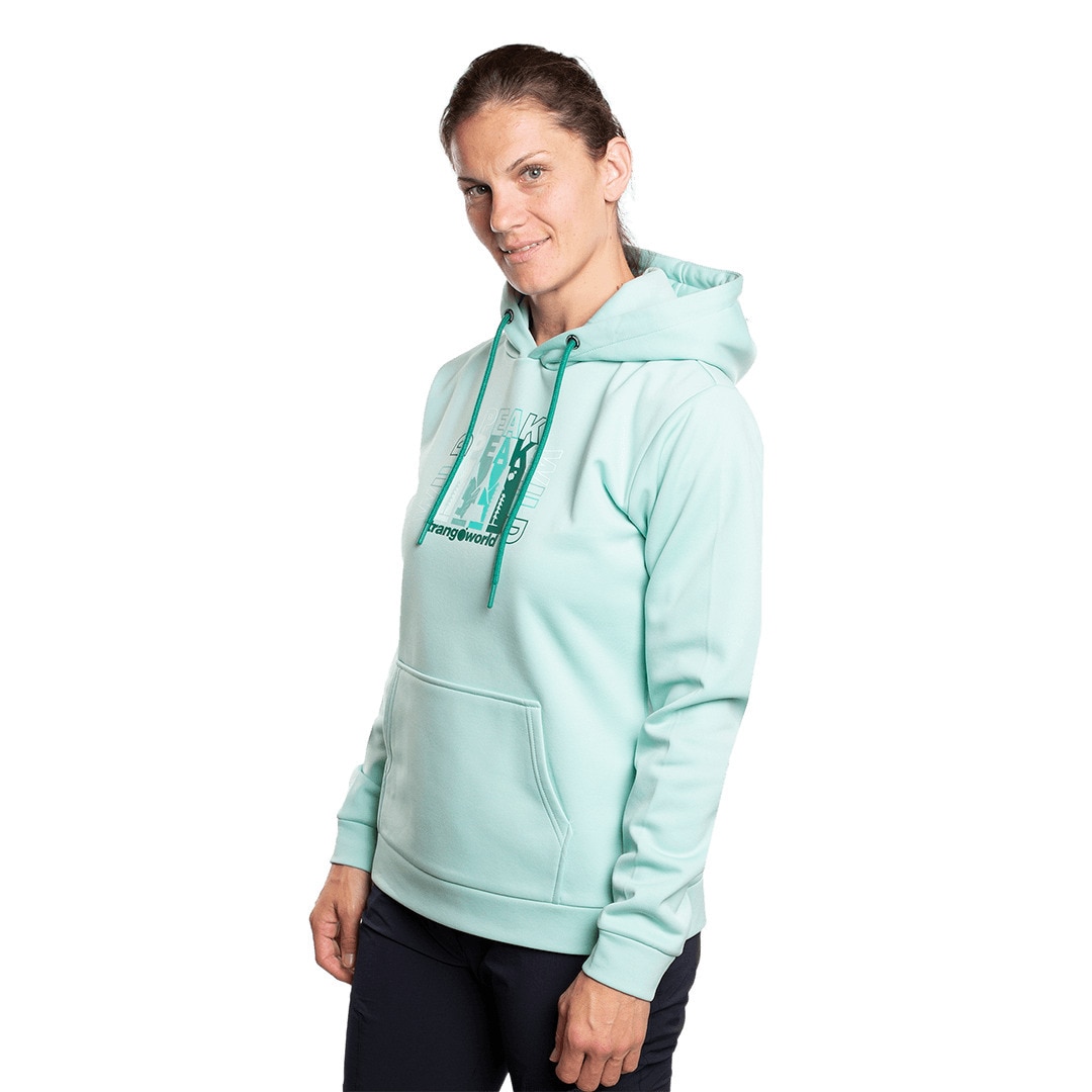 Sudadera de mujer Sallena Trangoworld - Verde Agua Verde Agua-3