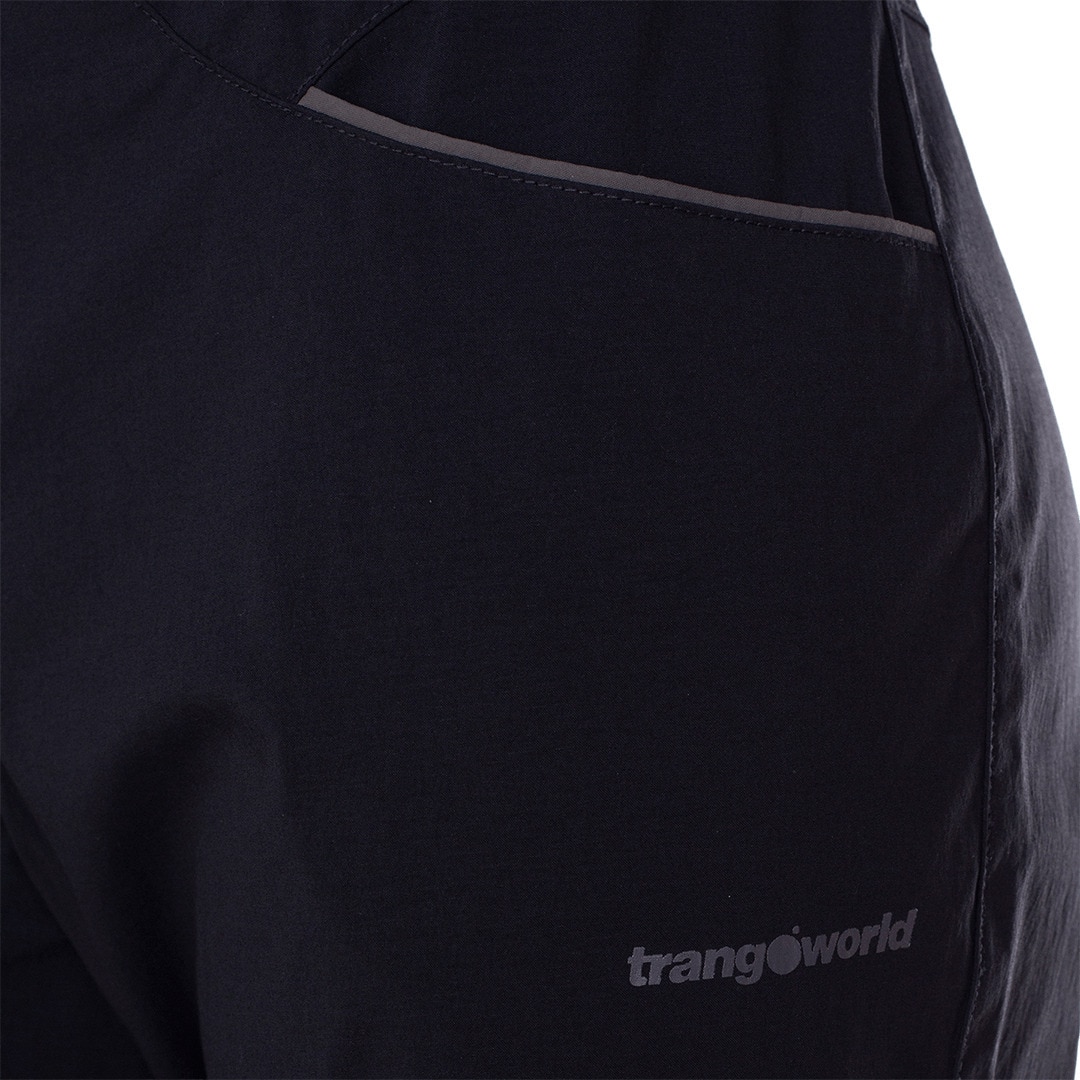 Pantalón largo de mujer Hervas Trangoworld - Negro Negro-2