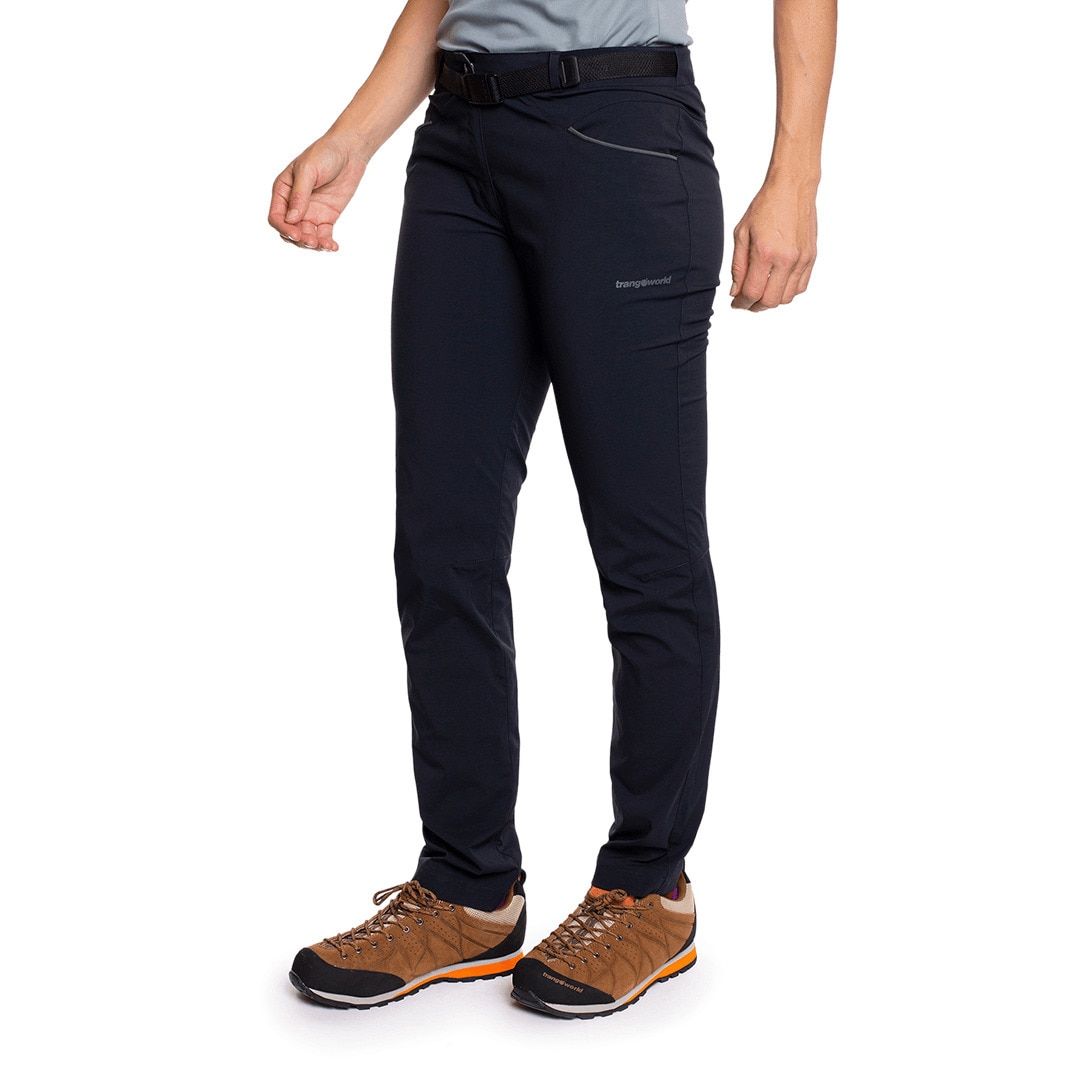 Pantalón largo de mujer Hervas Trangoworld - Negro Negro-3