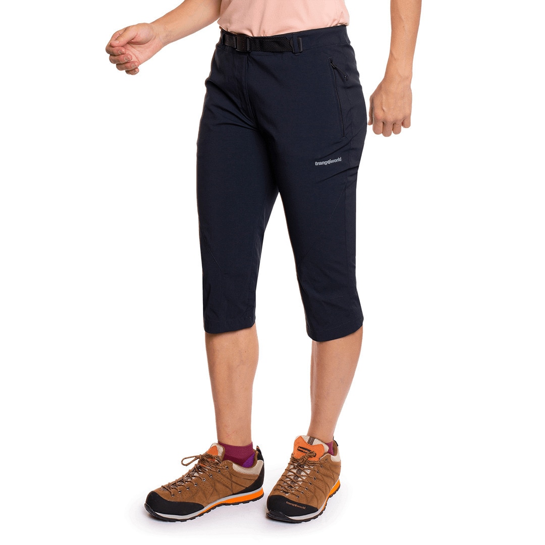 Pantalón pirata de mujer Youre th Trangoworld - Negro Negro-3