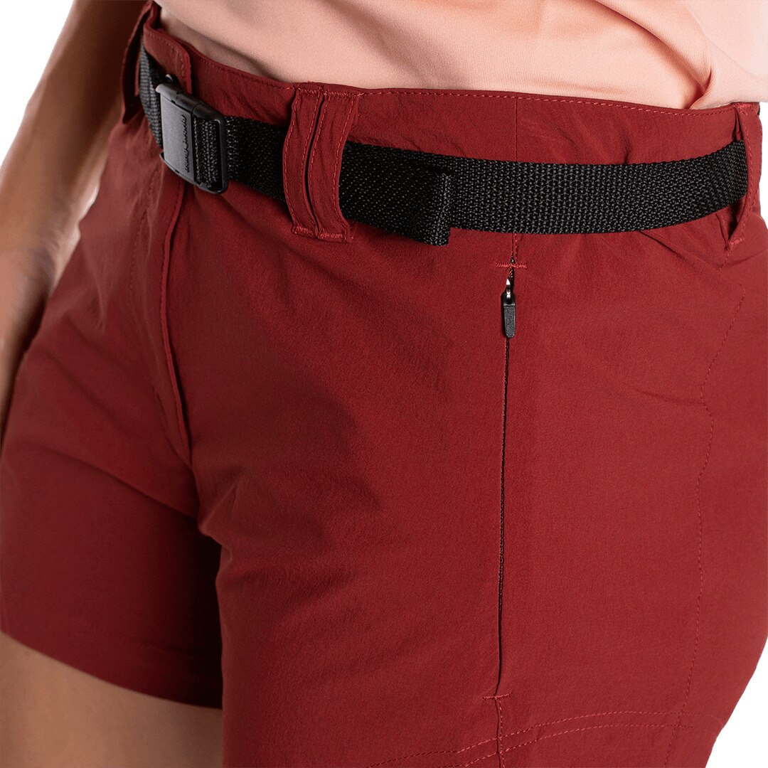 Pantalón corto de mujer Bamba Trangoworld - Burdeos Burdeos-5