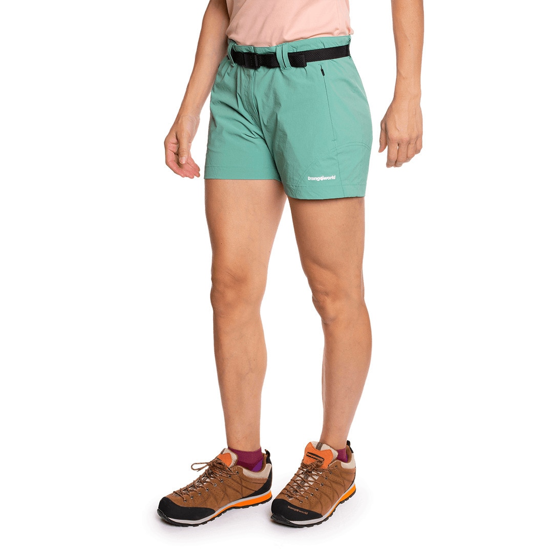 Pantalón corto de mujer Bamba Trangoworld - Verde Agua Verde Agua-3