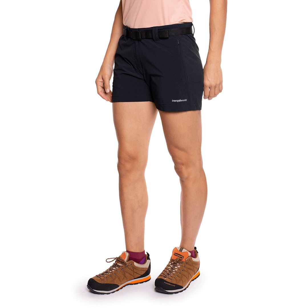 Pantalón corto de mujer Bamba Trangoworld - Negro Negro-3