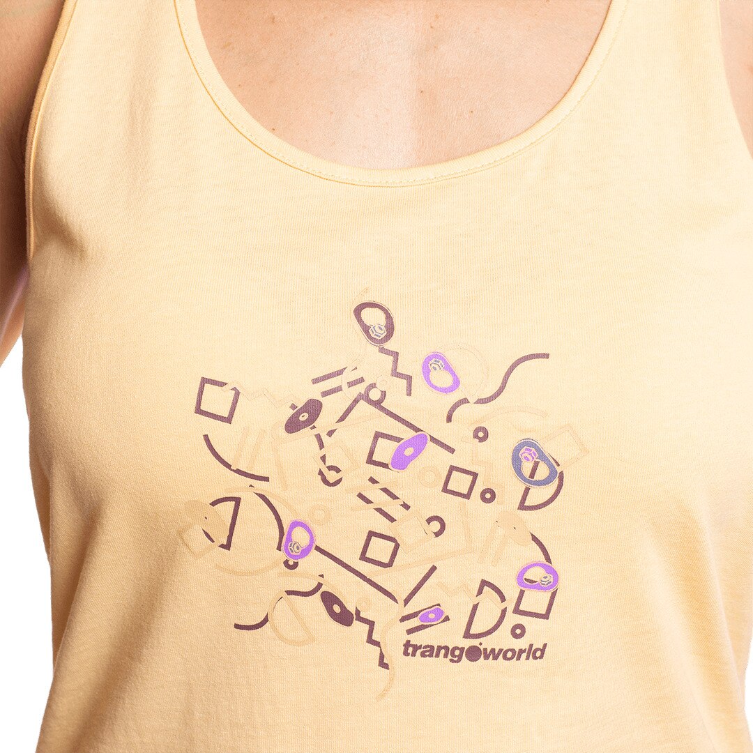 Camiseta de mujer Mazin Trangoworld - Naranja Naranja-4