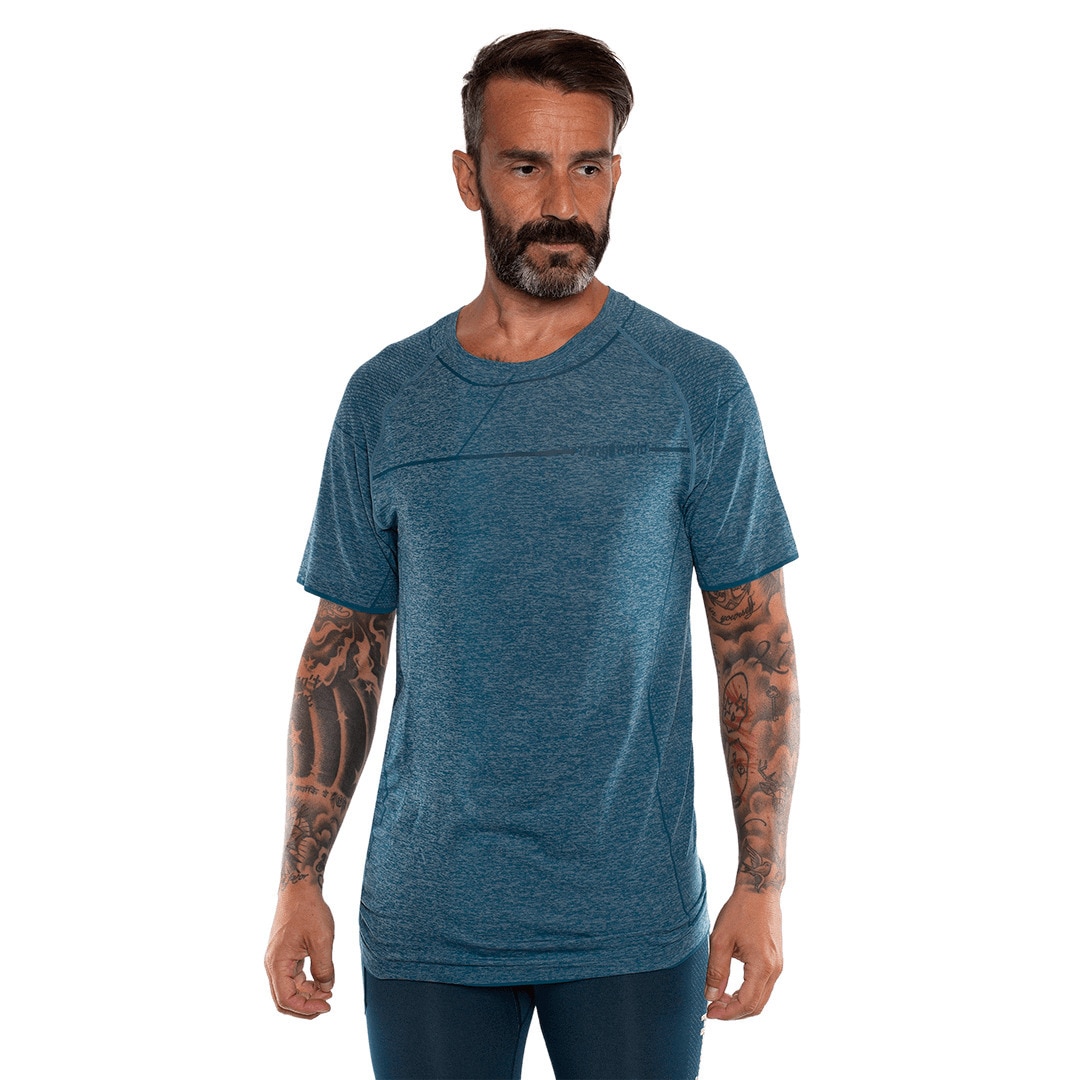 Camiseta de hombre Bozen Trangoworld - Azul Azul-3