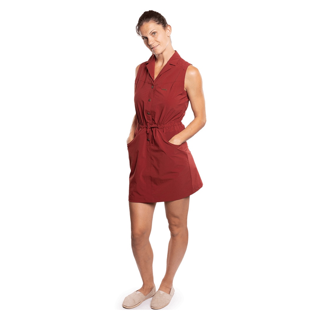 Vestido de mujer Cameros Trangoworld - Burdeos Burdeos-3