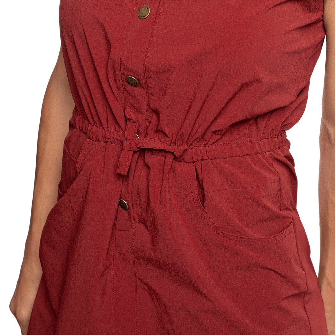 Vestido de mujer Cameros Trangoworld - Burdeos Burdeos-5