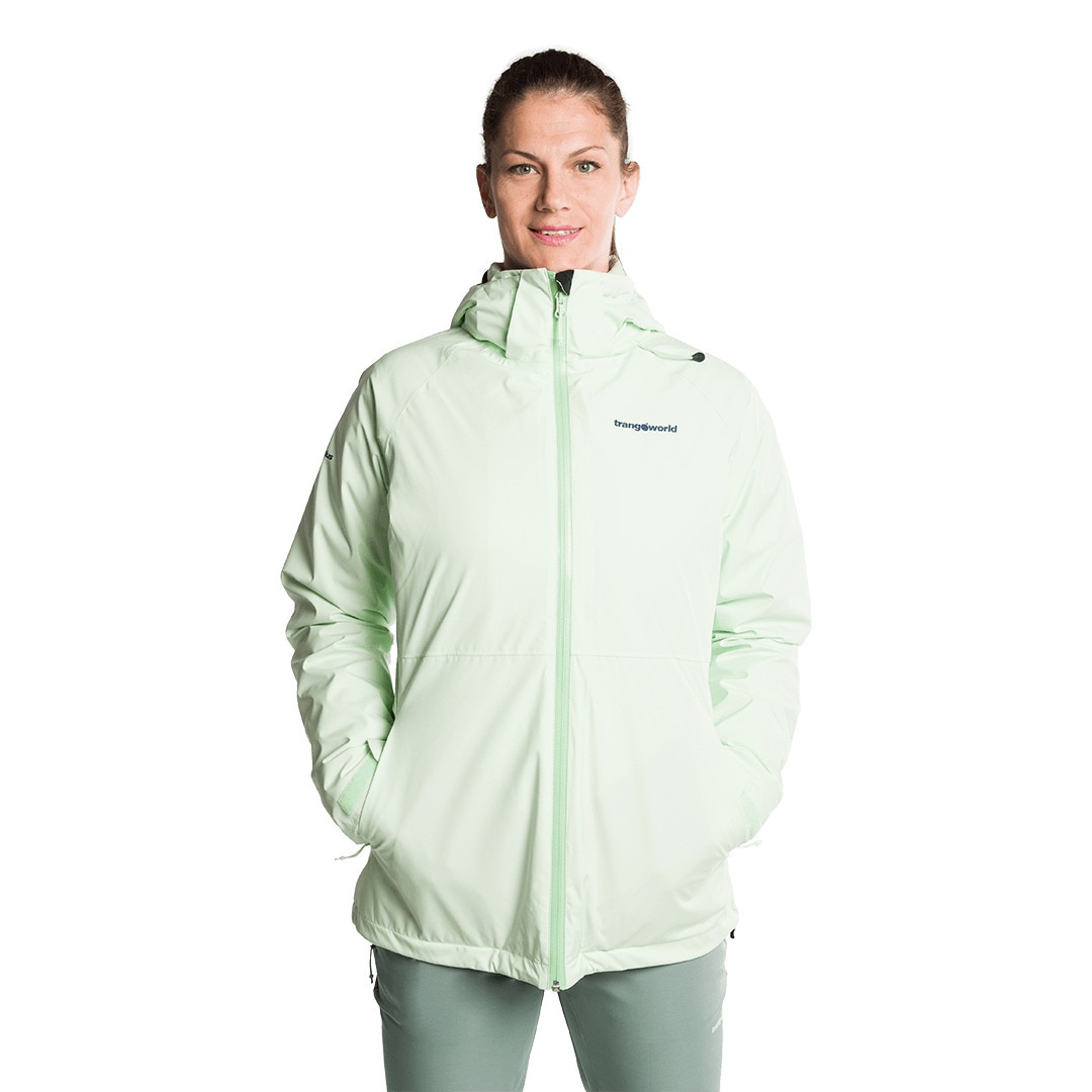 Chaqueta de mujer Bruket complet Trangoworld - Verde menta Verde menta-3