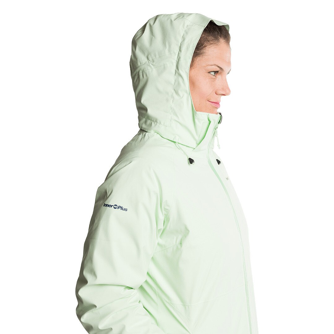 Chaqueta de mujer Bruket complet Trangoworld - Verde menta Verde menta-8