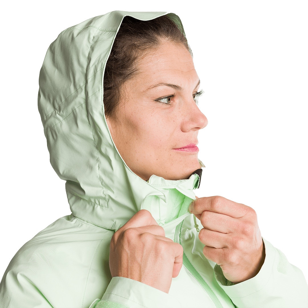 Chaqueta de mujer Bruket complet Trangoworld - Verde menta Verde menta-9