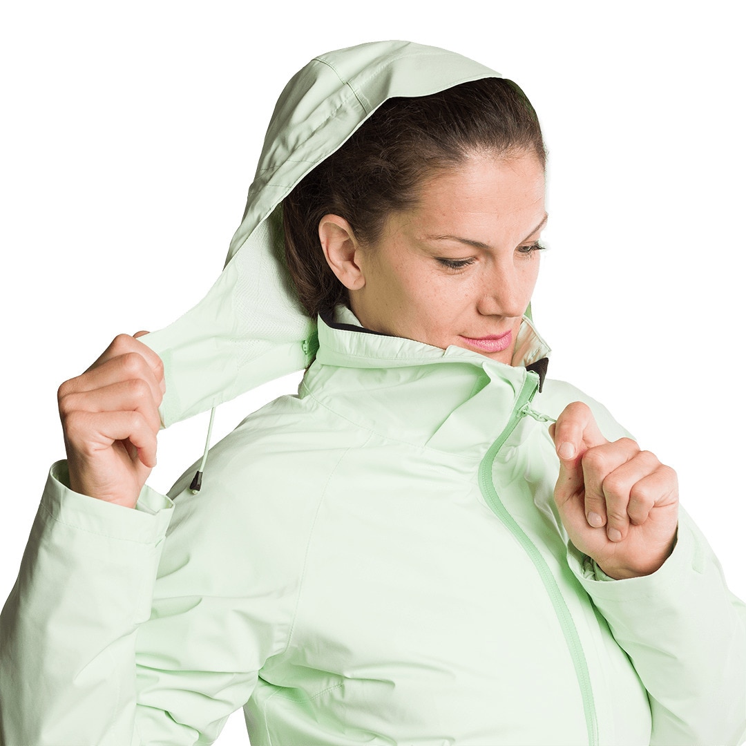 Chaqueta de mujer Bruket complet Trangoworld - Verde menta Verde menta-10