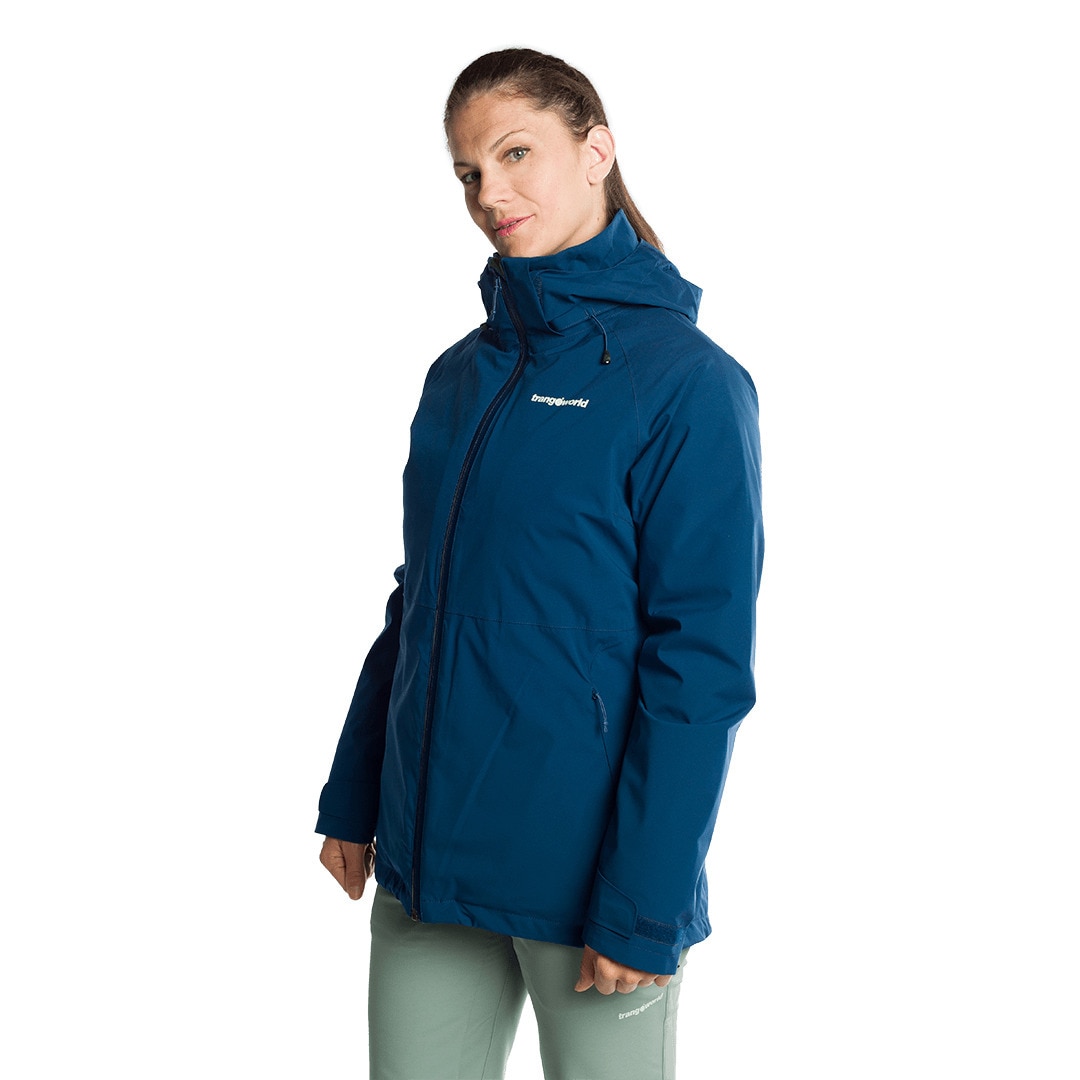 Chaqueta de mujer Bruket complet Trangoworld - Azul Azul-11