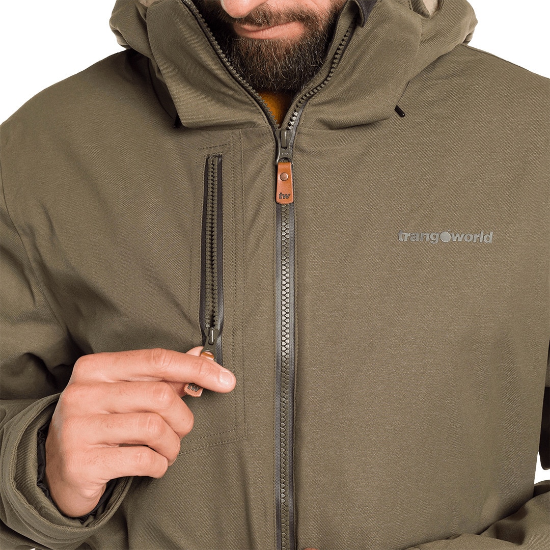 Chaqueta de hombre Jorel termic Trangoworld - Kaki Kaki-7