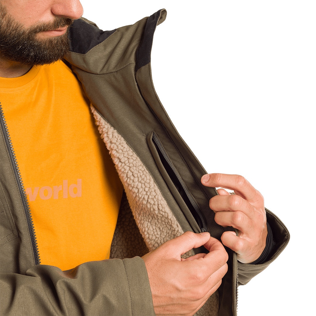 Chaqueta de hombre Jorel termic Trangoworld - Kaki Kaki-9