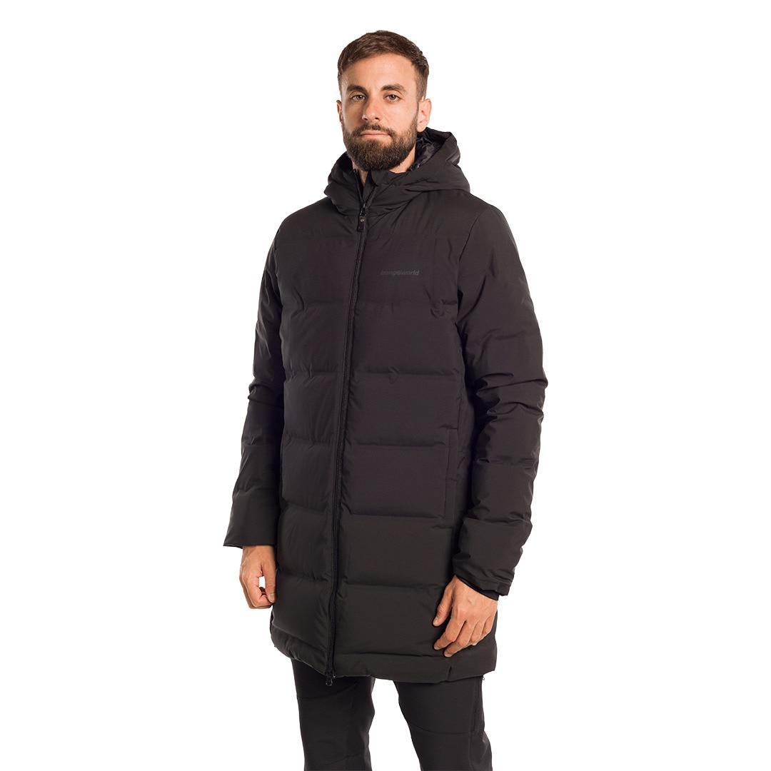 Parka de hombre Lincoln Trangoworld - Marrón oscuro Negro-3